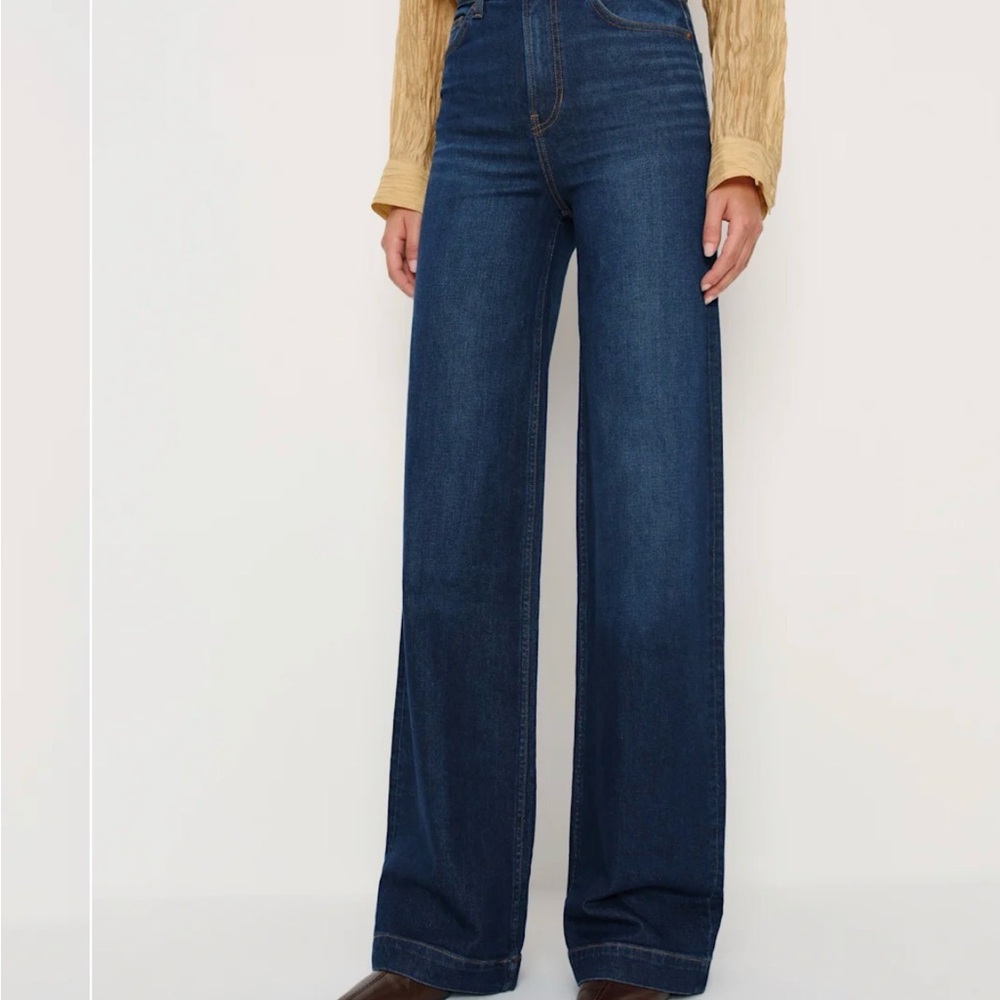 Reformation Bex Super Stretch High Rise Wide Leg Jeans